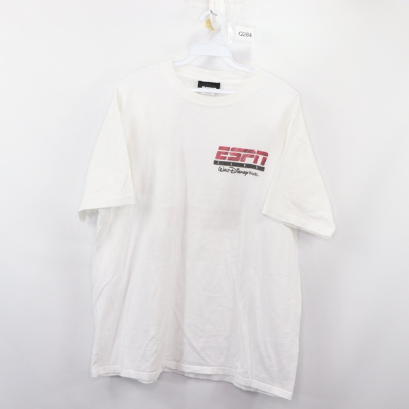 Disney Other - 90s Mens XL ESPN Club Disney World T Shirt White
